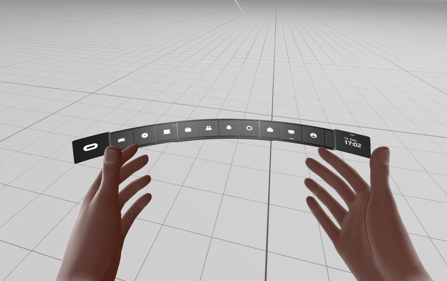 Spielerische virtual reality-Szene